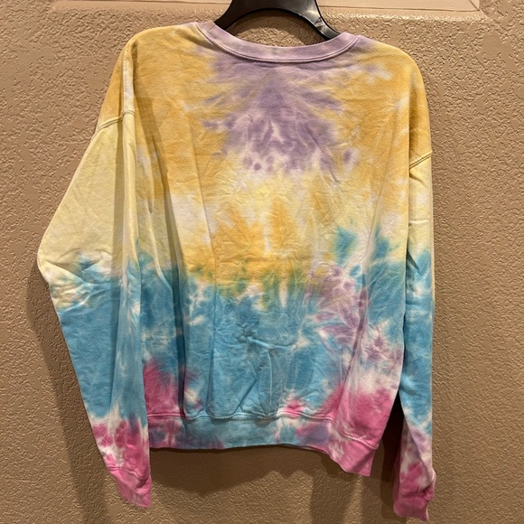 Nickelodeon SpongeBob SquarePants Crew Colorful Tie-Dye Sweatshirt - Picture 5 of 8